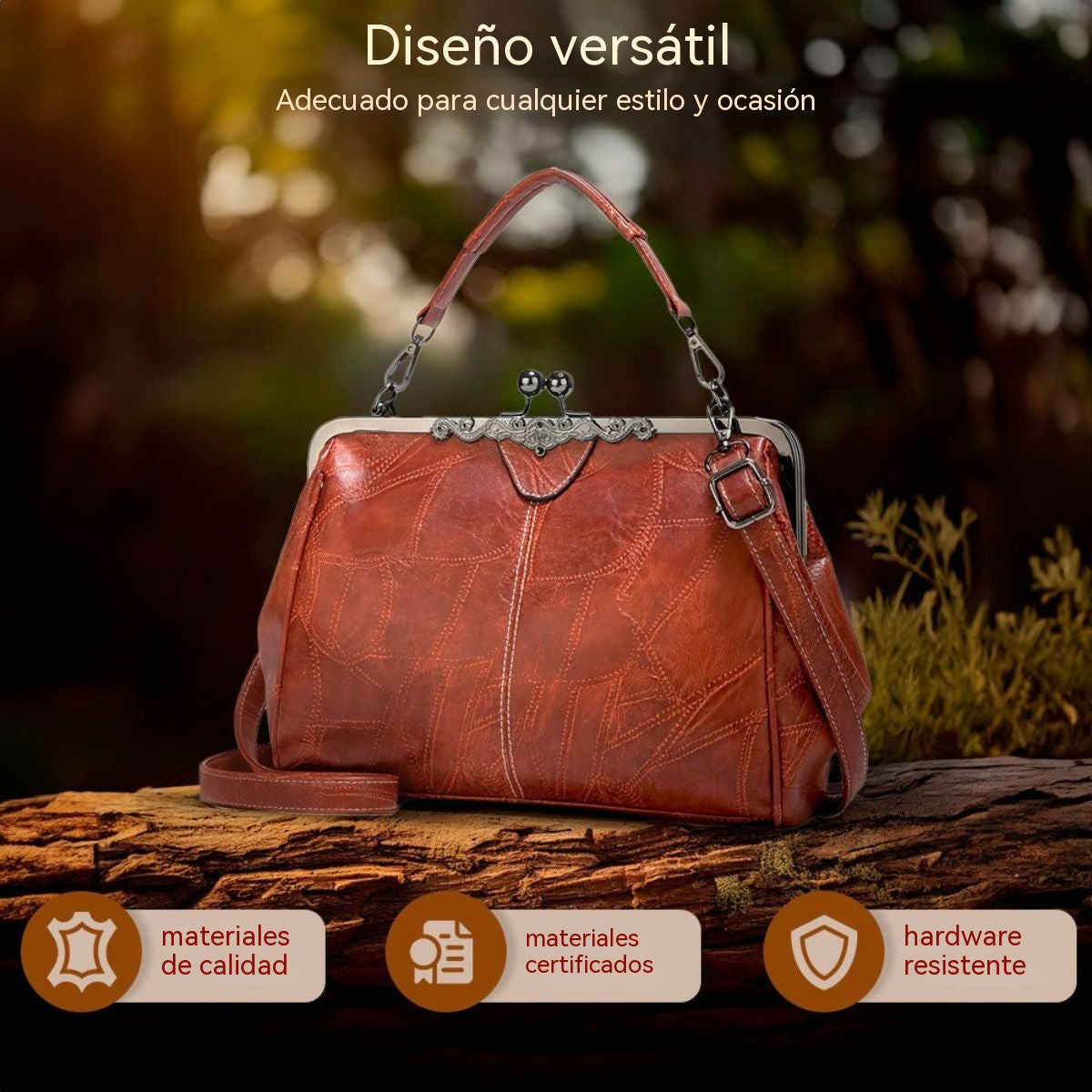 👜Bolso de mano retro de moda femenina 2026