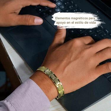 🔥🔥Pulsera magnética dorada