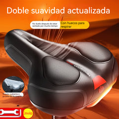 🔥 ¡Último día, 50% de descuento! 🚴 Sillín de bicicleta universal de silicona engrosada, transpirable, amortiguador, impermeable y antideslizante.