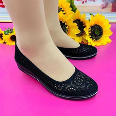 🌺【35-41】🩰2025 Primavera y verano Nuevos tacones de cuña casuales, cómodos y transpirables de malla