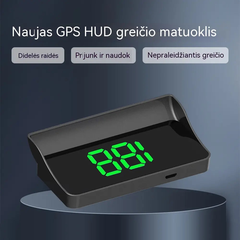 【„Swiss Military“ GPS navigacija su funkcija „Venkite baudų“】Naujas GPS spidometras ir tachometras su HUD ekranu
