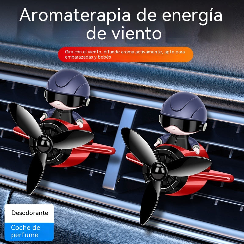🔥【Compra 1 y llévate 1 gratis】🚁 Difusor de aromas para el coche «Little Plane»