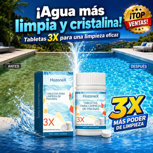 🔥【Compra 1, llévate 1 gratis】🏊‍♀️💧Pastillas limpiadoras para piscinas para un agua clara y transparente.