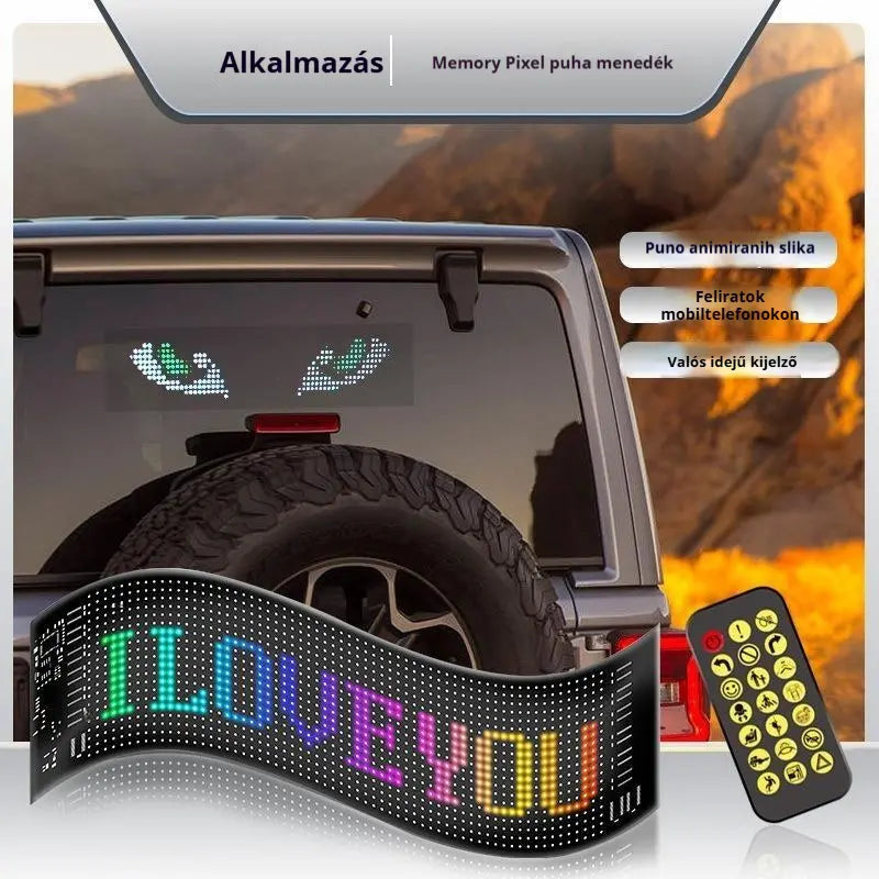 【Időkorlátozott 50%-os kedvezmény】🚗💡Ultravékony, rugalmas, puha LED🤩autókijelző