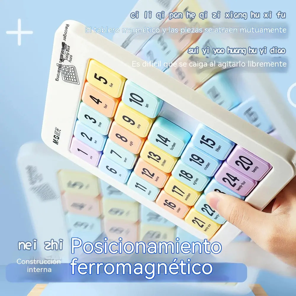 🔥Último día con 50% de descuento🔥 Rompecabezas magnético de números, rompecabezas de entrenamiento cerebral para niños🧩🧠✨️