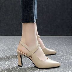 🔥【35-42】👠Nuevos tacones altos multifuncionales y cómodos (aumento de altura de 7 cm)