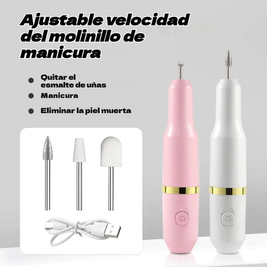 ✨💅Lima eléctrica para uñas para eliminar el esmalte y la piel muerta.