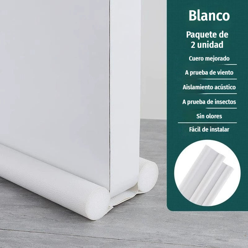 🔥Compra 1 y llévate 1 gratis🔥🔥 【Paquete de 2】Burlete impermeable para el fondo de la puerta: aislamiento acústico, antiviento y antiinsectos (93cm)🌙