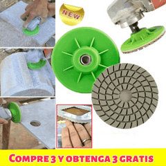 ⚙️📍✅【Compre 2 y obtenga 1 gratis】】💥Disco abrasivo multifuncional todo en uno, utilizado para bordes y biselados de vidrio/azulejos/piedra