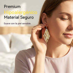 🍃💖Pendientes de hojas superpuestas de estilo bohemio