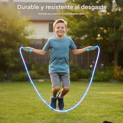 🏃🌈 Cuerda para saltar con luz LED para niños