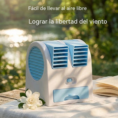 🔥【Imprescindibles de verano】❄️Mini aire acondicionado, ventilador de refrigeración portátil