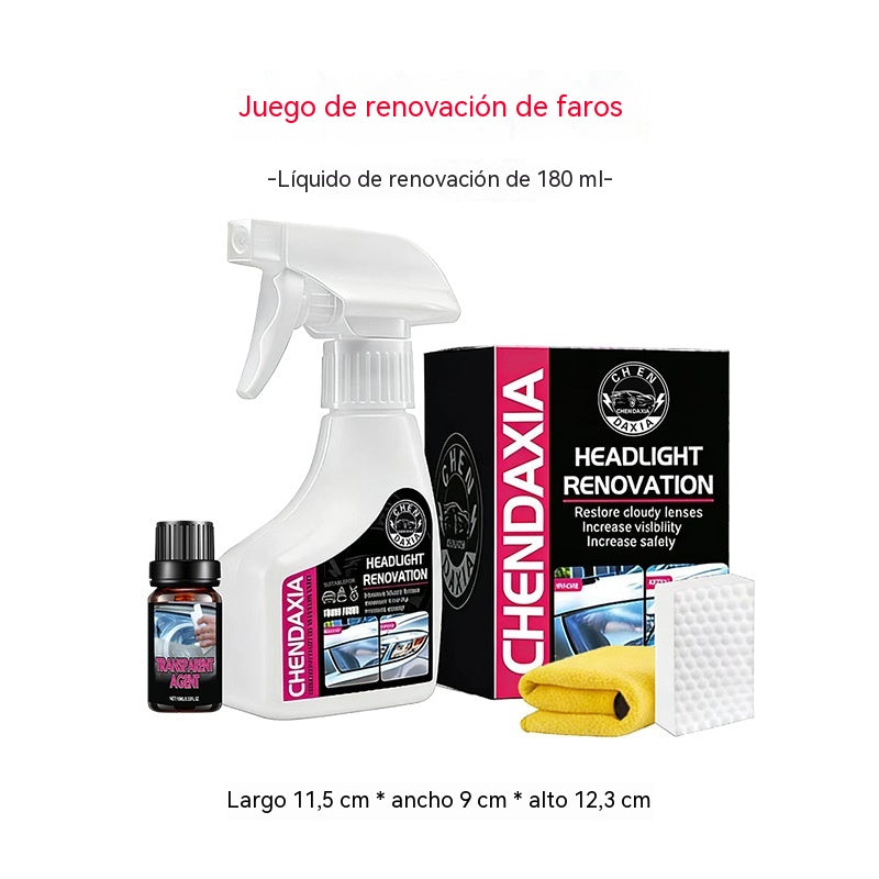 Kit de reparación de faros para coches antiguos: restaura la claridad y mejora la visibilidad nocturna.