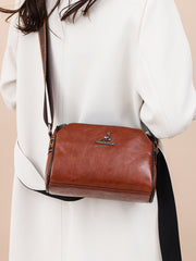 🔥👜Bolso de cuero suave de gran capacidad, bolso de hombro para mujer