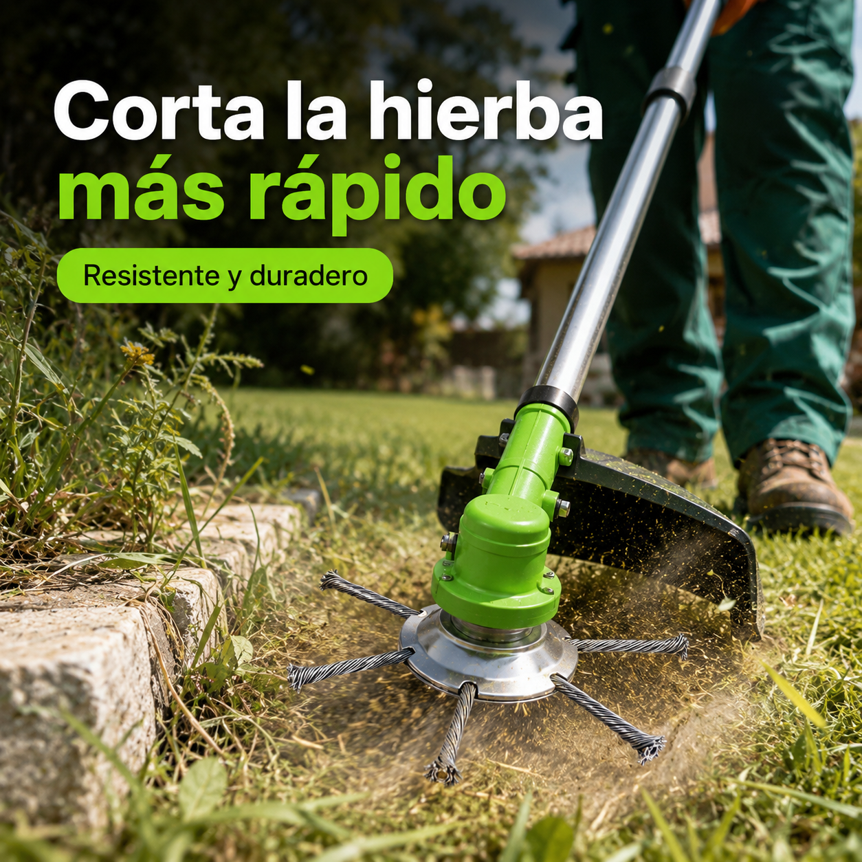 🧰🔥Última oferta especial【Compra 1 y llévate 1 gratis】🔥Alambre de acero para cabezales de césped