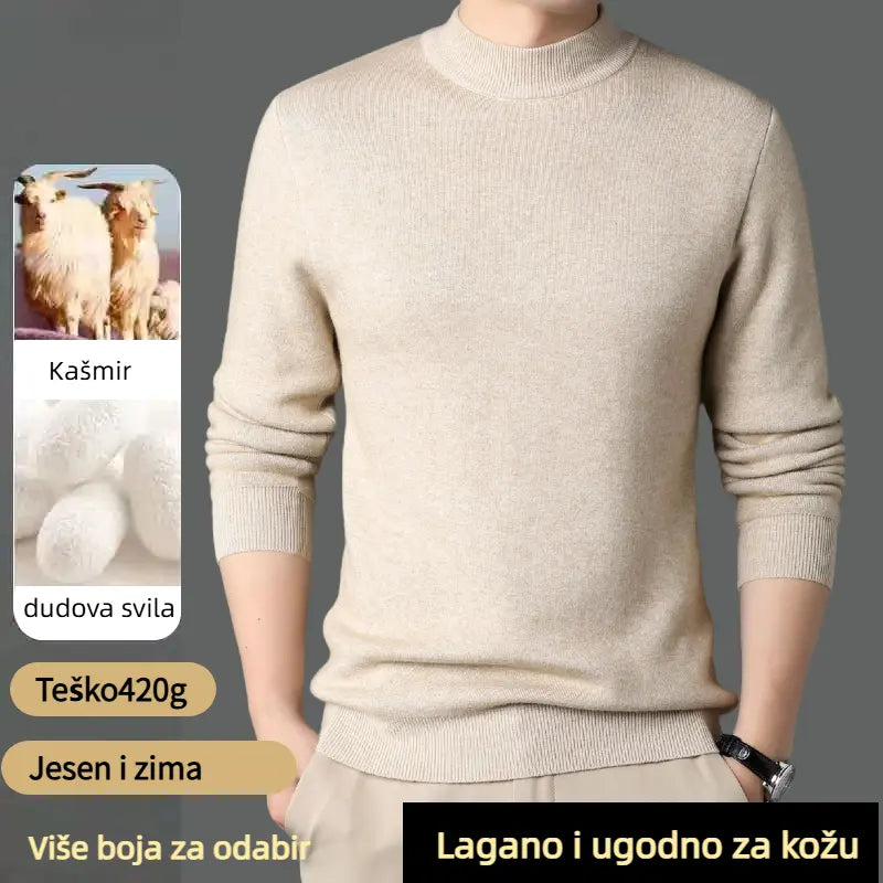 🔥【M-4XL】🔥Muška košulja s kašmirskim ovratnikom✅ Mekana i ugodna za kožu✅ Moderna i lako se kombinira