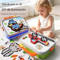 🎨Rompecabezas creativo de piezas en 3D con forma de seta