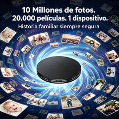 【8TB】🧲 SSD externo magnético de 2 TB | ⚡ Lectura ultrarrápida de 1050 MB/s | USB 3.1 5 Gbps | Disco fino portátil para portátil, sobremesa y móvil 💻📱