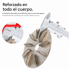 🔥Compra 1 y llévate 1 gratis🔥Nueva herramienta para eliminar el pelo, específicamente para mataderos: amoladora angular eléctrica para raspar el pelo de cerdo y vaca, con disco de cuchilla raspadora.