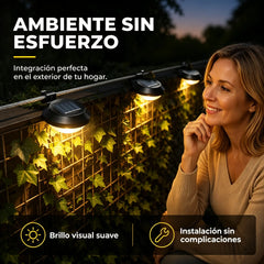 🌞 ¡Compra 2 y llévate 1 gratis! Luz LED solar impermeable para canalones y paredes 🌞💡