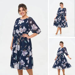 【🥇Los más vendidos】💥👗【S-5XL】Vestido estampado primavera 2025