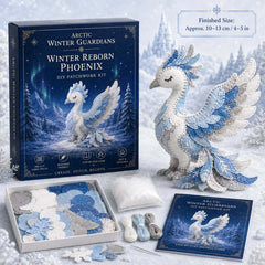 🎁 Último día: ¡Ahorra un 49%! 🧵 Mini kit de patchwork DIY de la serie «Arctic Winter Guardian».