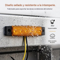🚗💡10 luces LED de posición lateral para camiones