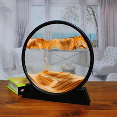 🌄🌄Adornos de arenas movedizas 3D para decoración del hogar con forma de montaña y río antiguos