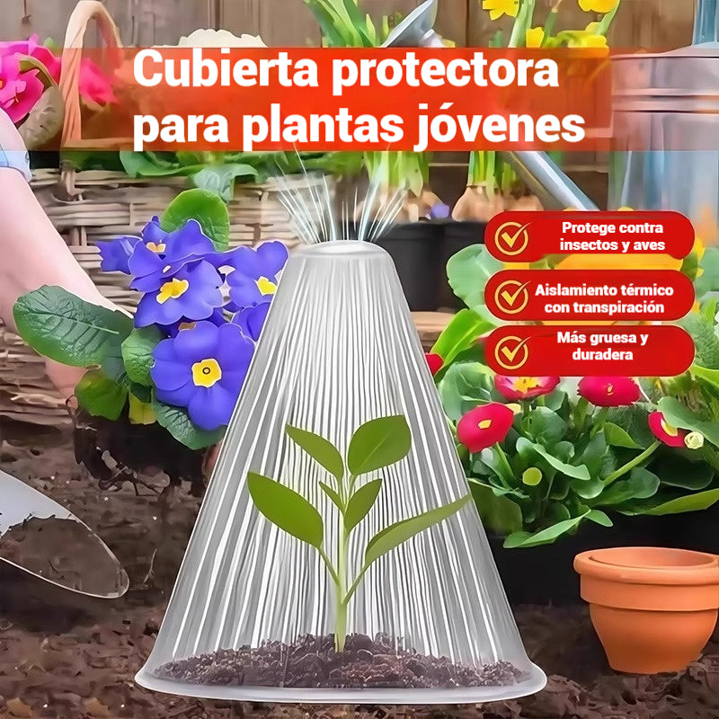 🔥20 piezas 25 euros🥬🥦Plántulas de melón, plántulas de hortalizas, cubiertas vegetales: conservación térmica, protección contra aves, insectos