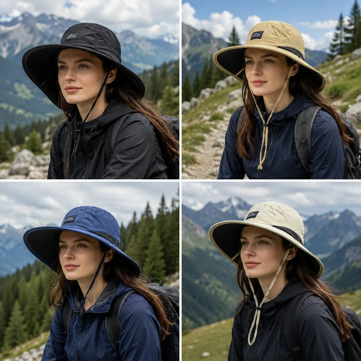 🔥✨【Compra 1 y llévate 1 gratis（2 piezas）】🧢Sombrero tipo cubo plegable unisex para protección solar