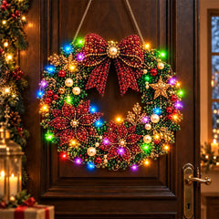 🎄✨ Kit DIY de Atrapaluz Navideño con Perlas y Diamantes | Adorno Colgante con Luces LED | Manualidades Creativas para Navidad 💎