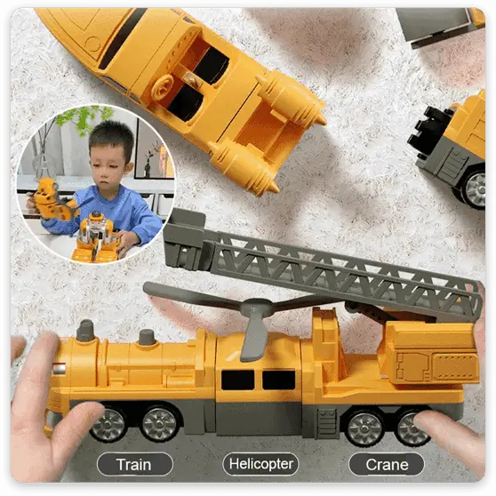 【50% OFF】🤖【16 piezas】Bloques de construcción magnéticos Transformers, juguetes educativos