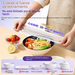 ⏳50% de descuento🔥Tapas elásticas desechables para alimentos, aptas para cuencos y platos