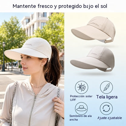☀️🌞【Compra 1 y llévate 1 gratis】Gorra de béisbol con protección solar, contra el sol y los rayos UV.