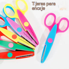 🥰【Juego de 6 piezas】✂️🌈Tijeras de seguridad para niños (para proyectos de bricolaje)