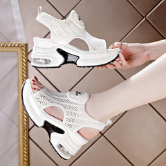 🌸【35-40】Sandalias de tacón hueco cómodas para mujer de moda 2025