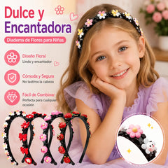 👑【5 piezas】Palitos, pinzas y cintas trenzadas para niñas