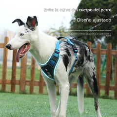 🐶🔥 ¡50% de descuento por tiempo limitado! Correa pectoral antitirones, incluye una cuerda reflectante de tracción de 1,5 metros ✨ Máximo control y seguridad en cada paseo 🌙