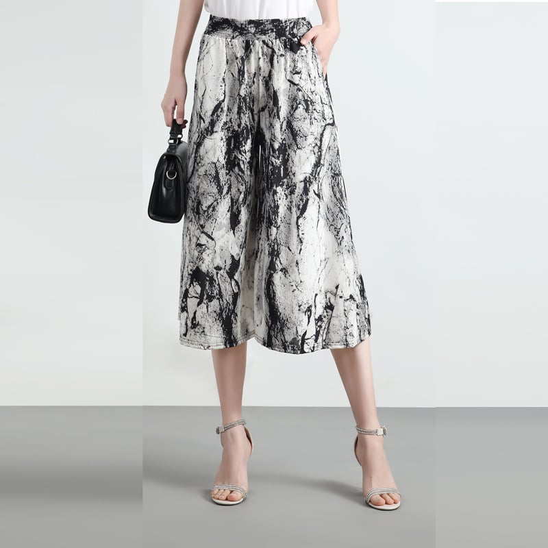 ❤️【M-5XL】Pantalones holgados estampados de cintura alta nuevos de 2026