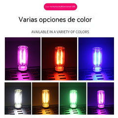 🌈Compra 1 y recibe 1 gratis✨ Mini Luz Nocturna USB LED de 7 Colores – ¡Ambiente Cool para Coche, Camping y Gaming!