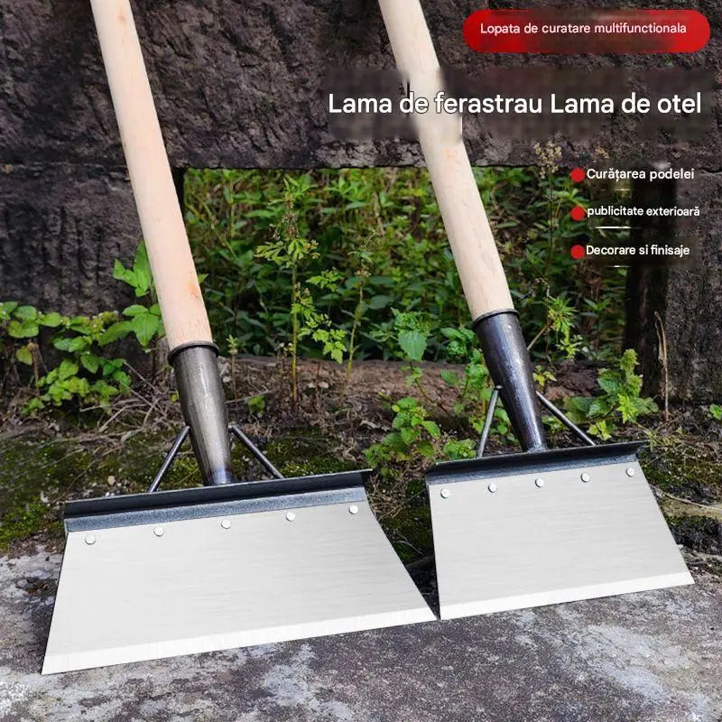 🔥 🐖🐏🐓La pala para herramientas de limpieza de estiércol de acero al manganeso es adecuada para jardinería para eliminar malezas y fertilizantes