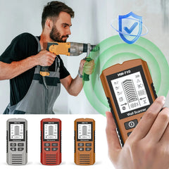 🔍Detector multifuncional de metal, madera y cables; localiza de forma segura y precisa tuberías y cables ocultos.