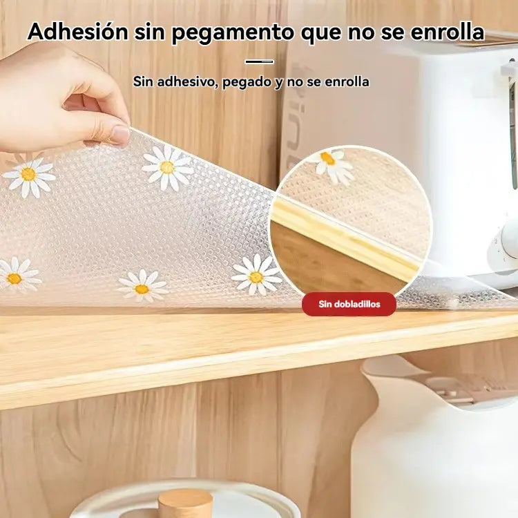 8 piezas🧊🛡️ Protectores impermeables para estantes de refrigerador — Antideslizantes, fáciles de limpiar y aptos para contacto con alimentos — Mantén los estantes ordenados y frescos ✨