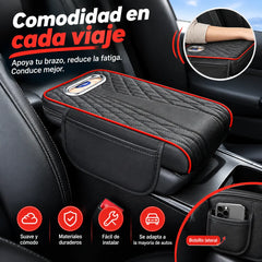 🚗👜Caja de almacenamiento multifuncional para coche 3 en 1 de piel.