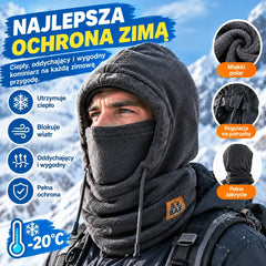 ❄️ Czapka termiczna z podszewką z polaru, która utrzymuje ciepło do -20 stopni Celsjusza. ⛷️ Idealna do jazdy na nartach, jazdy motocyklem i aktywności na świeżym powietrzu.