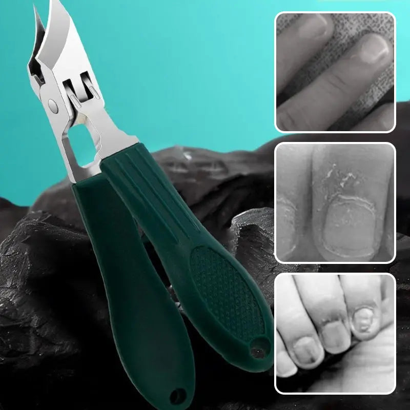 30%OFF🔥 Cortaúñas antisalpicaduras con borde inclinado de 25° (juego de 3 piezas)