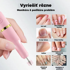 ✨💅Elektrický pilník na nechty na odstránenie laku na nechty a odumretej kože.