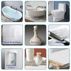 【Compra 1 y llévate 1 gratis】Agente reparador de grietas en azulejos; Reparación de esmaltes para azulejos-Dos del mismo color