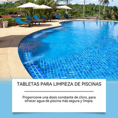 30%OFF🔥【Compra 1, llévate 1 gratis】🏊‍♀️💧Pastillas limpiadoras para piscinas para un agua clara y transparente.