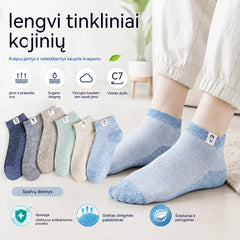 🔥10 porų už 25 €⚡🧦 Kvėpuojančios, antibakterinės ir kvapą neutralizuojančios vyriškos kojinės